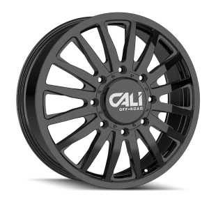 Cali Off-Road – SUMMIT DUALLY – Black – 20″x8.25″ 115mm – All weather Wheels – 9110D-2881GBF115